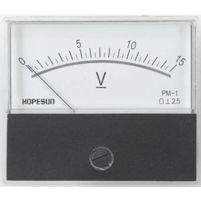 Velleman Voltmetre Analogique 15V DC - Montage panneau - Publicité Velleman Voltmetre Analogique 15V DC - Montage panneau - Publicité
