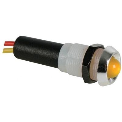 Velleman LED 5V Jaune - Boîtier en Chrome - Ampoule LED Velleman LED 5V Jaune - Boîtier en Chrome - Ampoule LED