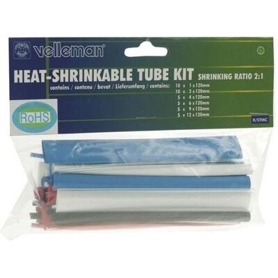 Velleman Modèle - Ensemble de tubes thermorétractables multicolores - 40 pcs - Publicité Velleman Modèle - Ensemble de tubes thermorétractables multicolores - 40 pcs - Publicité