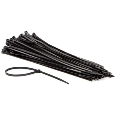 Perel Nylon Kabelbinder - UV-beständig, 300mm, 100 Stück - Kabelbinder Perel Nylon Kabelbinder - UV-beständig, 300mm, 100 Stück - Kabelbinder