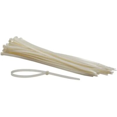 Velleman Nylon Kabelbinder-Set - 8,8 x 500 mm - Weiß - Kabelbinder Velleman Nylon Kabelbinder-Set - 8,8 x 500 mm - Weiß - Kabelbinder
