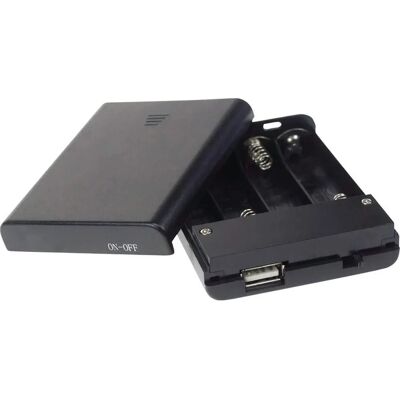 Velleman BH341USB Portabaterías - Contenedor de baterías Velleman BH341USB Portabaterías - Contenedor de baterías