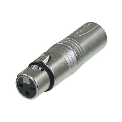 Neutrik NA3F5M XLR-kjønnsvender - XLR (5-pins) til XLR (3-pins) - Grå Neutrik NA3F5M XLR-kjønnsvender - XLR (5-pins) til XLR (3-pins) - Grå