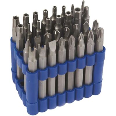 Set di Bit di Sicurezza Gialli Toolland - 32 Pezzi, 7,5cm - Set di Utensili Set di Bit di Sicurezza Gialli Toolland - 32 Pezzi, 7,5cm - Set di Utensili