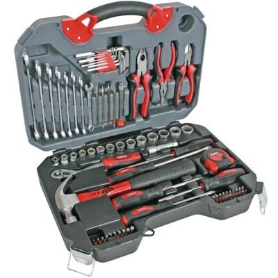 Perel HSETPRO3 Chrom-Vanadium 78-teiliger Werkzeugsatz - Mechaniker-Werkzeugset Perel HSETPRO3 Chrom-Vanadium 78-teiliger Werkzeugsatz - Mechaniker-Werkzeugset