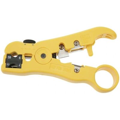 Velleman VTCOAX4F Kabelzange - Gelb - Koaxialkabel-Werkzeug Velleman VTCOAX4F Kabelzange - Gelb - Koaxialkabel-Werkzeug
