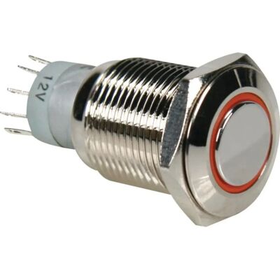 Velleman R1600O Interrupteur Poussoir Nickel Orange - Interrupteurs - Publicité Velleman R1600O Interrupteur Poussoir Nickel Orange - Interrupteurs - Publicité