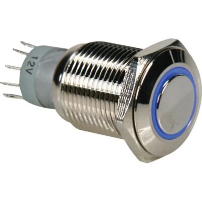 Velleman R1610B Interrupteur Métallique Bleu Marche/Arrêt - Commutateur électrique - Publicité Velleman R1610B Interrupteur Métallique Bleu Marche/Arrêt - Commutateur électrique - Publicité