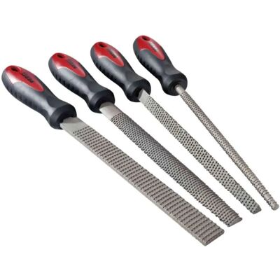 Velleman Wood Rasp Set - 20 Cm/8" - 4 Pcs - Wood Rasp Set Velleman Wood Rasp Set - 20 Cm/8" - 4 Pcs - Wood Rasp Set
