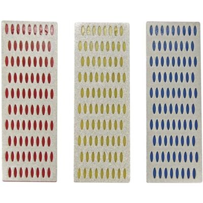 Toolland Diamant slipstenar - Flerfärgad - 21 x 1 x 25 cm Toolland Diamant slipstenar - Flerfärgad - 21 x 1 x 25 cm
