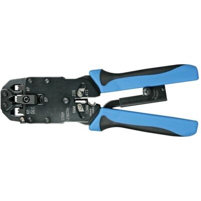 Pince de sertissage professionnelle Velleman pour connecteurs modulaires - RJ45, RJ11, RJ10 Pince de sertissage professionnelle Velleman pour connecteurs modulaires - RJ45, RJ11, RJ10