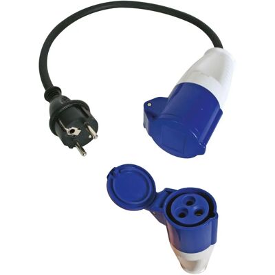 Perel Adaptateur H07RN-F 3G1.5 0,4m - Câble adaptateur - Publicité Perel Adaptateur H07RN-F 3G1.5 0,4m - Câble adaptateur - Publicité