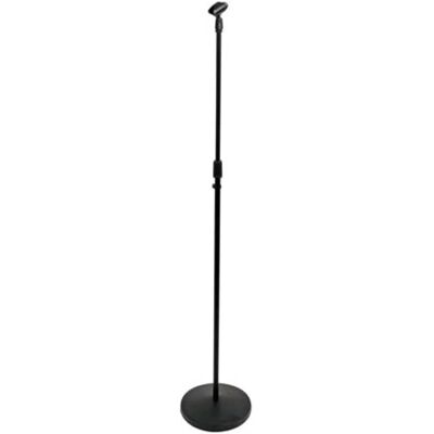 Suporte de microfone HQ Power - Altura ajustável, base circular Suporte de microfone HQ Power - Altura ajustável, base circular