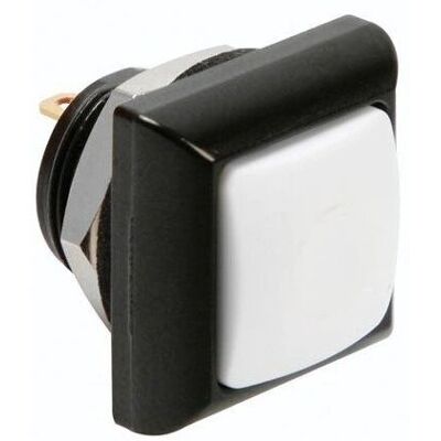 Bouton Poussoir Mini Carré Métallique Blanc Velleman - 1P SPST Off-(On) - Interrupteur à bouton-poussoir - Publicité Bouton Poussoir Mini Carré Métallique Blanc Velleman - 1P SPST Off-(On) - Interrupteur à bouton-poussoir - Publicité