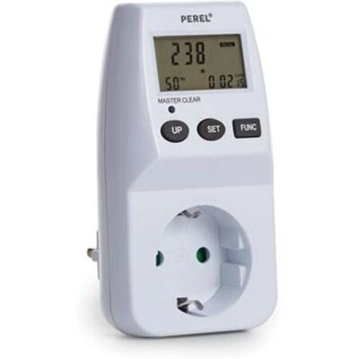 Misuratore di Energia Bianco Perel - Modello E305EM5-G - Monitoraggio in Tempo Reale Misuratore di Energia Bianco Perel - Modello E305EM5-G - Monitoraggio in Tempo Reale