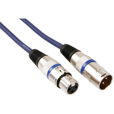 HQ Power DMX-Kabel 1m - Professionelles XLR (3-polig) für Bühne & Licht HQ Power DMX-Kabel 1m - Professionelles XLR (3-polig) für Bühne & Licht