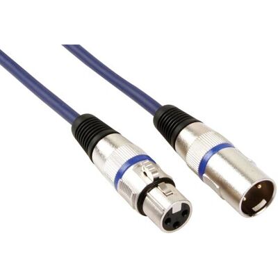 Cavo audio professionale DMX 5m HQ Power - Nero Cavo audio professionale DMX 5m HQ Power - Nero