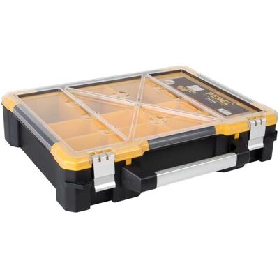 Perel Storage Box - Removable Compartments, Stackable, Lightweight Perel Storage Box - Removable Compartments, Stackable, Lightweight