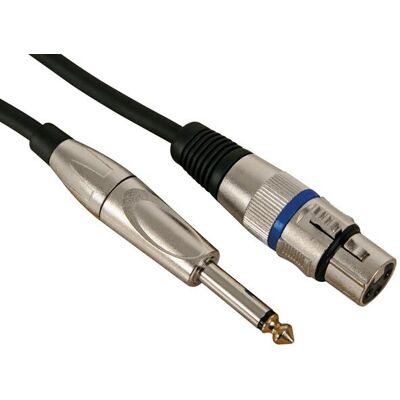 Cavo audio HQ Power PAC112 - 10m XLR Mono - Nero Cavo audio HQ Power PAC112 - 10m XLR Mono - Nero