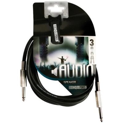 Cavo per altoparlanti HQ Power - 3m Jack Mono - Blu - Trasmissione audio Cavo per altoparlanti HQ Power - 3m Jack Mono - Blu - Trasmissione audio