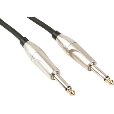 HQ Power PAC155 - Mono 6.35mm Audio Cable 1m Black HQ Power PAC155 - Mono 6.35mm Audio Cable 1m Black