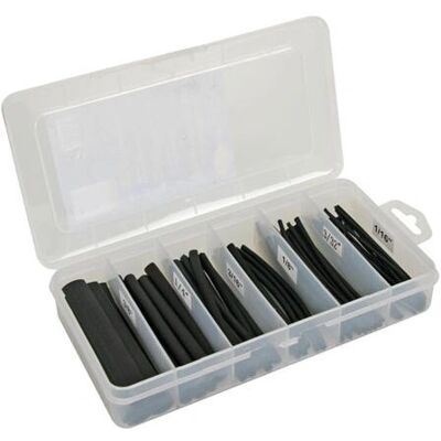 Velleman Set di tubi termoretraibili - Nero, 10cm, 85 pezzi - Isolamento Velleman Set di tubi termoretraibili - Nero, 10cm, 85 pezzi - Isolamento