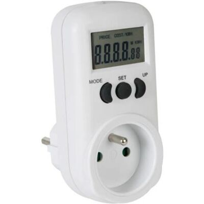 Liczniki energii Perel - 3600 W, LCD, 230 V, 16 A - Typ uziemienia E Liczniki energii Perel - 3600 W, LCD, 230 V, 16 A - Typ uziemienia E