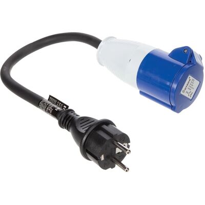 Câble Adaptateur Perel H07RN-F 3G2.5 - Intérieur/Extérieur - Noir - Publicité Câble Adaptateur Perel H07RN-F 3G2.5 - Intérieur/Extérieur - Noir - Publicité
