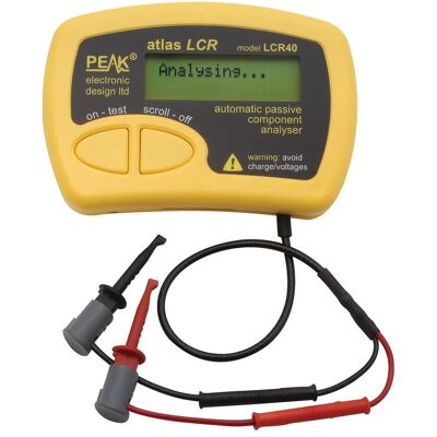 Velleman Analizador Automático de Componentes Pasivos - Amarillo Velleman Analizador Automático de Componentes Pasivos - Amarillo