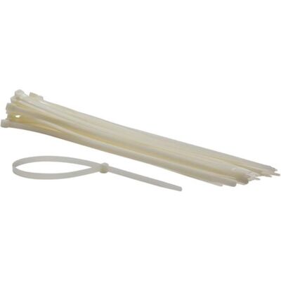 Perel Cables de Nylon 8.8x500mm - Blanco - Cables de sujeción Perel Cables de Nylon 8.8x500mm - Blanco - Cables de sujeción