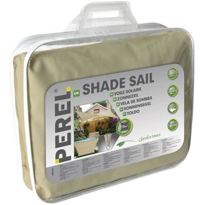 Perel GSS4360PE Sonnensegel - UV-Schutz, Wasserpermeabel, 3,6x3,6 m Perel GSS4360PE Sonnensegel - UV-Schutz, Wasserpermeabel, 3,6x3,6 m