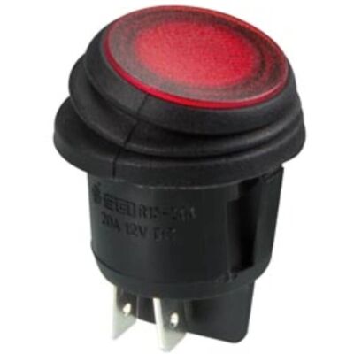 Velleman Rode LED Rocker Schakelaar - 12V 2P/On-Off Velleman Rode LED Rocker Schakelaar - 12V 2P/On-Off