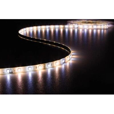 Kit Velleman avec bande LED blanc chaud et froid - 300 LEDs - 5 M Kit Velleman avec bande LED blanc chaud et froid - 300 LEDs - 5 M