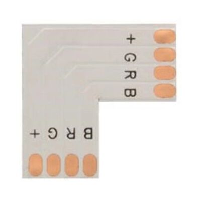 Velleman Weiß 10mm L-Form RGB LED Streifenverbinder - Beleuchtung Zubehör Velleman Weiß 10mm L-Form RGB LED Streifenverbinder - Beleuchtung Zubehör