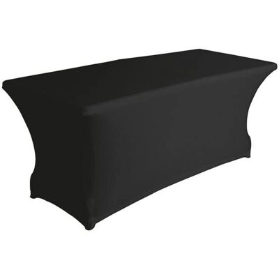 Tovaglia rettangolare elasticizzata nera Perel Tovaglia rettangolare elasticizzata nera Perel