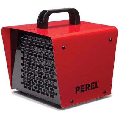 Perel Riscaldatore ventilatore PTC - Interno, 2 impostazioni, Rosso Perel Riscaldatore ventilatore PTC - Interno, 2 impostazioni, Rosso