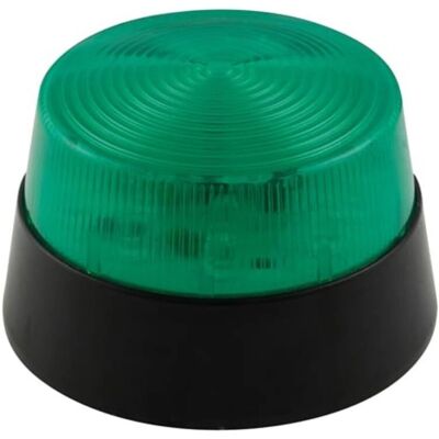 Luz piscante LED verde Velleman - Uso interno - 12 VDC - 15 LEDs brancos - Ø 77 mm Luz piscante LED verde Velleman - Uso interno - 12 VDC - 15 LEDs brancos - Ø 77 mm