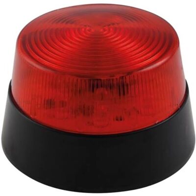 Velleman Luz LED piscante vermelha - Uso interno - 12 VDC - 15 LEDs brancas Velleman Luz LED piscante vermelha - Uso interno - 12 VDC - 15 LEDs brancas