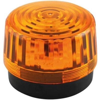 Velleman Luce LED lampeggiante ambra - Uso interno - 12 VDC - Ø 100mm Velleman Luce LED lampeggiante ambra - Uso interno - 12 VDC - Ø 100mm