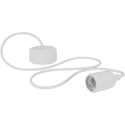 Velleman White Adjustable Silicone Pendant Lamp - Lamp Velleman White Adjustable Silicone Pendant Lamp - Lamp