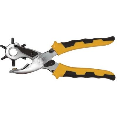 Velleman HP18 Roterande Punch Plier - Läder, Textil, Plast Velleman HP18 Roterande Punch Plier - Läder, Textil, Plast