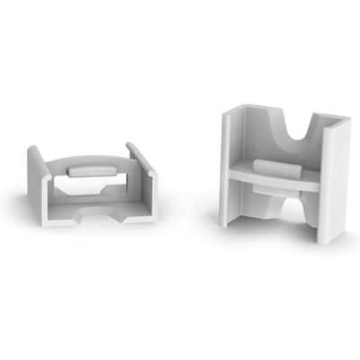 Velleman Lineaire Connector voor Aluminiumprofiel LED Slimline 7mm - ABS - Grijs Velleman Lineaire Connector voor Aluminiumprofiel LED Slimline 7mm - ABS - Grijs
