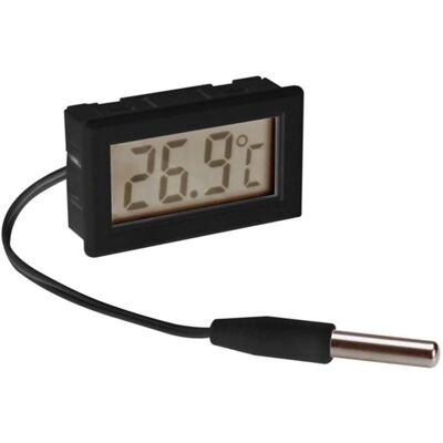 Velleman - Thermomètre numérique pour panneau - Noir Velleman - Thermomètre numérique pour panneau - Noir