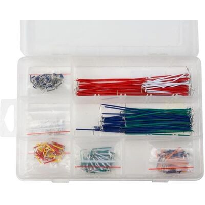 Velleman WJW351 Fios de salto - Multicoloridos, 350 peças Velleman WJW351 Fios de salto - Multicoloridos, 350 peças