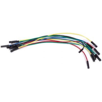 Velleman WJW012 Conjunto de cabos jumper - 10 peças - Acessórios para circuitos Velleman WJW012 Conjunto de cabos jumper - 10 peças - Acessórios para circuitos