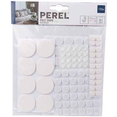 Perel DTF10 Protetores de piso para móveis - 135 peças Perel DTF10 Protetores de piso para móveis - 135 peças