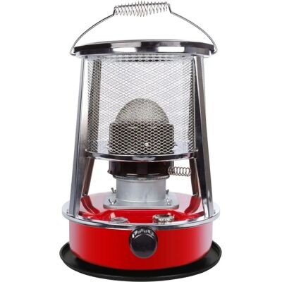 Perel Model TC84100N Draagbare kerosine verwarming - Buiten 2600W Rood Perel Model TC84100N Draagbare kerosine verwarming - Buiten 2600W Rood