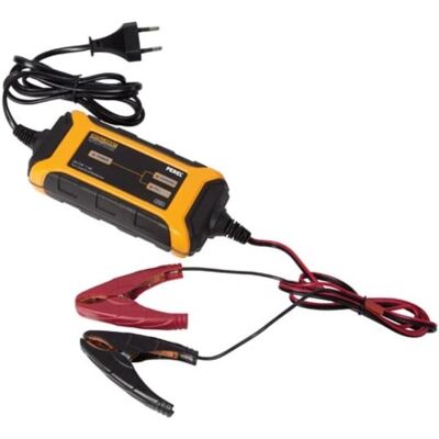 Chargeur de batterie Perel - 12V Plomb-acide, IP65, affichage LED - Publicité Chargeur de batterie Perel - 12V Plomb-acide, IP65, affichage LED - Publicité