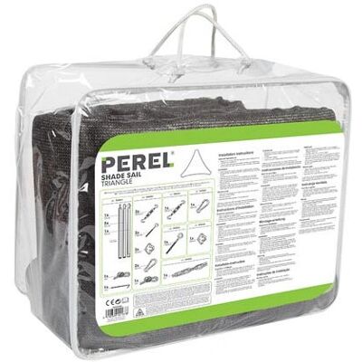 Perel GSS3360PEC Sötét szürke háromszög árnyékoló Perel GSS3360PEC Sötét szürke háromszög árnyékoló