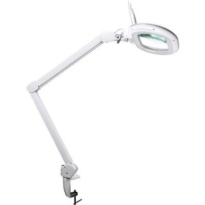 Lámpara de mesa con lupa y LED Velleman VTLamp16 Blanca Lámpara de mesa con lupa y LED Velleman VTLamp16 Blanca